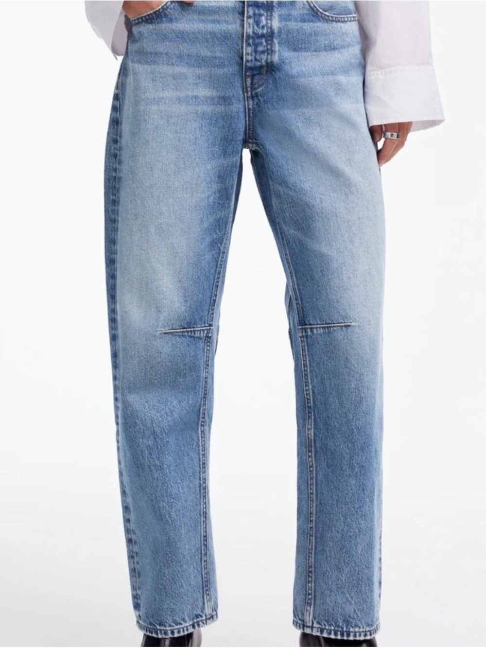 Madewell darted Barrel Jeans
